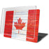 Canada Flag Light Wood MacBook Pro 13in (2020) Case plus Skin